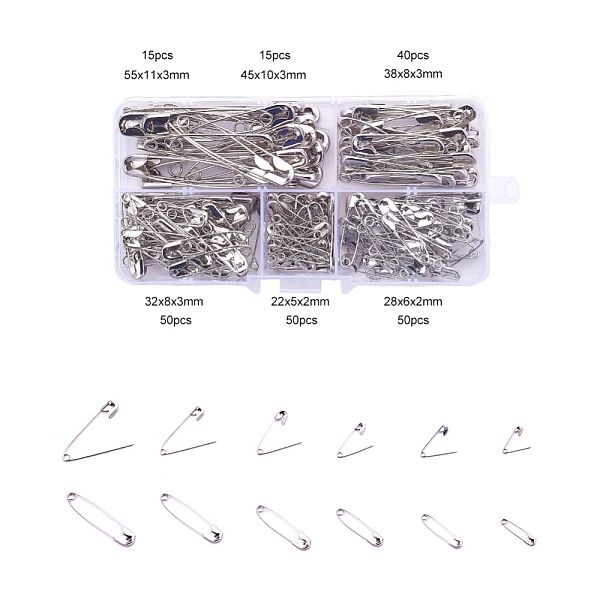 00#-4# Iron Safety Pins Sets