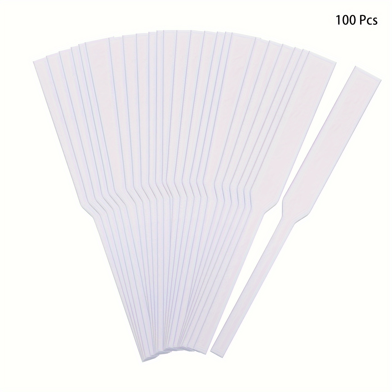 100pcs Perfume Test Strips Disposable White Perfume Paper Strips For Fragrances And Essential Oils Paper Tester For Aromatherapy Testing Fragrances Scents