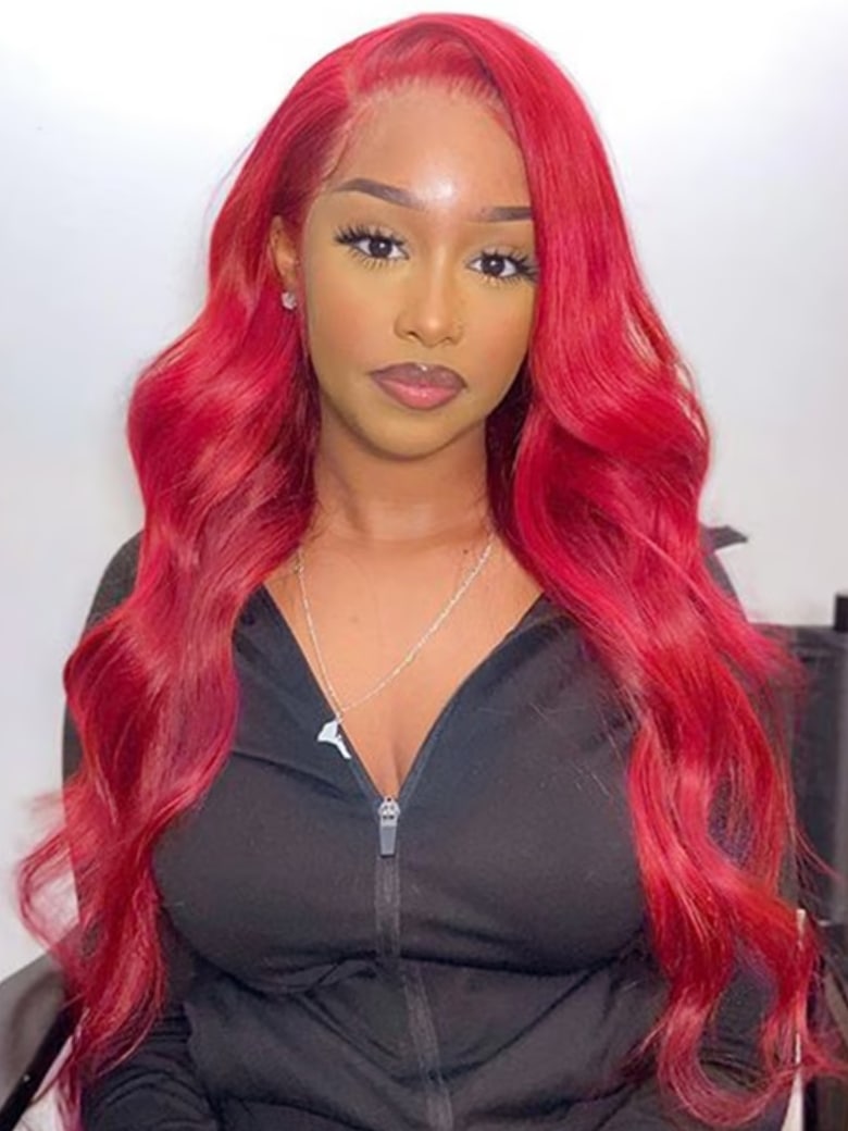 [24"=$169] Bubblegum Pink 13x4 Lace Front Wig Loose Wave 150% Density