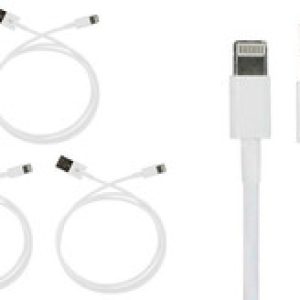 3-Foot Lightning Cable for Apple Devices - 2-Pack