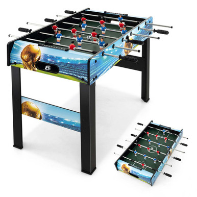 37-Inch Mini Foosball Table with Score Keeper & Removable Legs