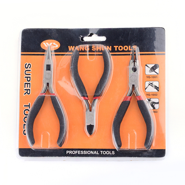 3Pcs 45# Carbon Steel DIY Jewelry Plier Sets