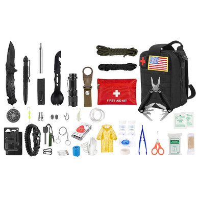 47-Piece Emergency Survival Kit