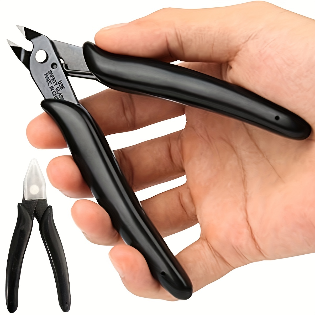 5-inch Precision Wire Cutters & Zip Tie Cutters – Perfect For Jewelry Making, Electronics & Hobby Snips!