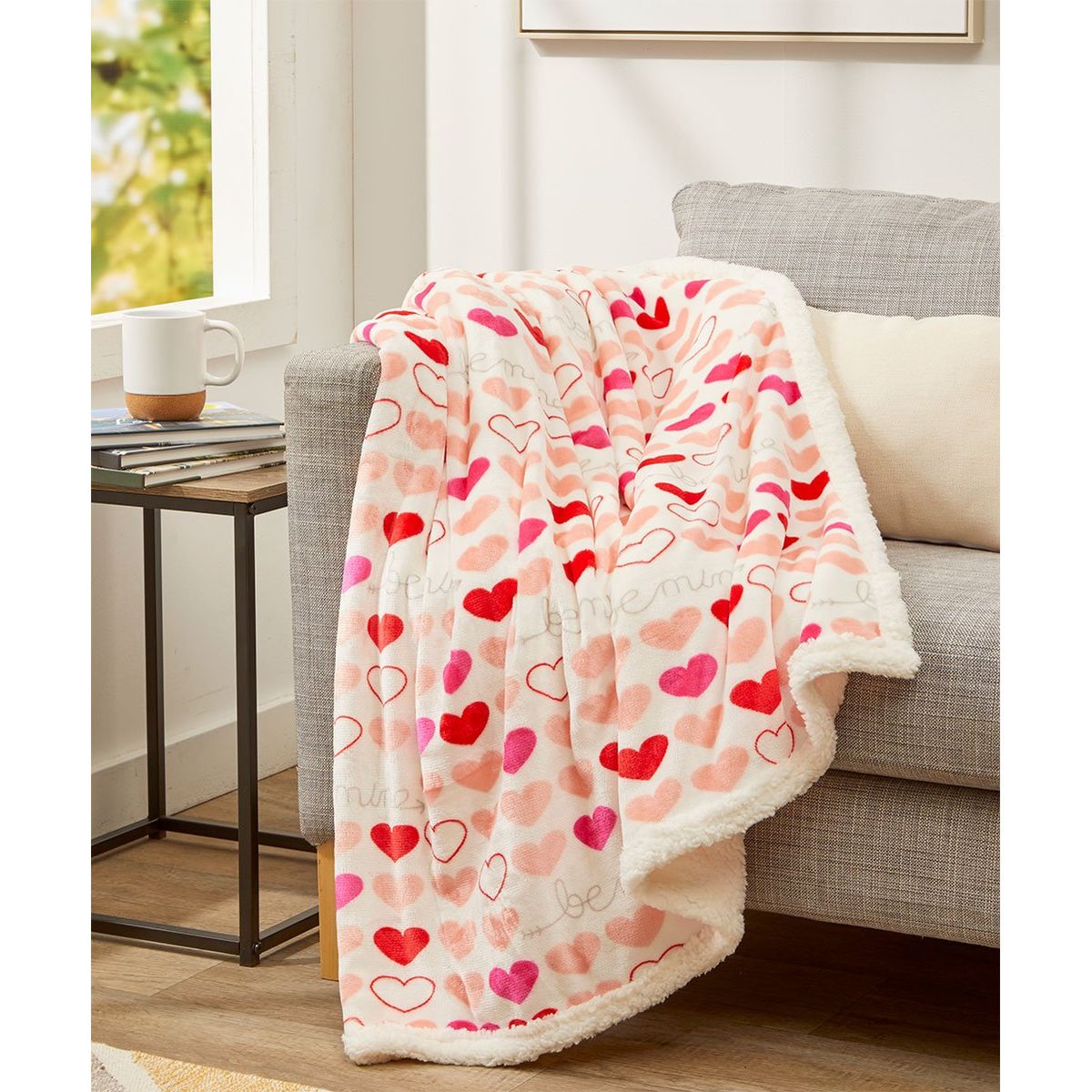 50- x 60-Inch Sherpa Throw Blanket - Isabella