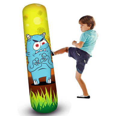 56-Inch Inflatable Monster Punching Bag for Kids