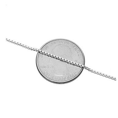 .925 Sterling Silver Italian Box Chain - Ch01 -box-spring-18''