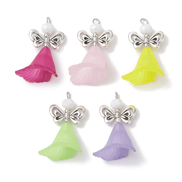 Acrylic Glass Beads Pendants