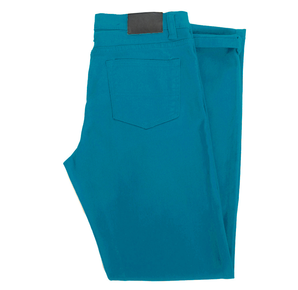 Alta Men's Slim Fit Skinny Denim Jeans - Turquoise - Size 28