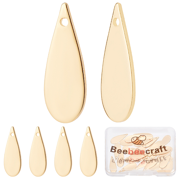 Beebeecraft 30 pz ciondoli in ottone