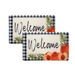 Bibb Home® Anti-Fatigue Cushioned Kitchen Mat (1 or 2-Pack) - Welcome - 1-Pack