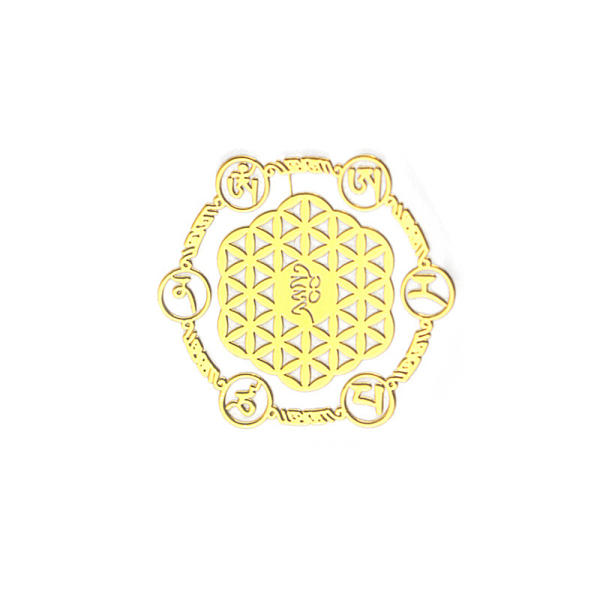 Chakra Brass Self Adhesive Decorative Stickers