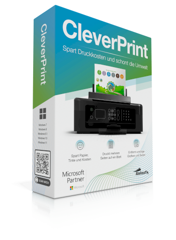 CleverPrint 8 | Spart bis zu 50% Druckkosten | Ökologisch sinnvoll