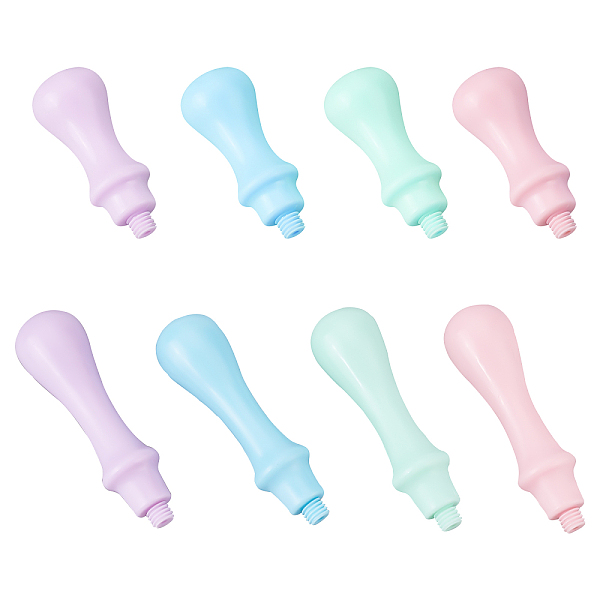 CRASPIRE 8Pcs 8 Styles Resin Handle