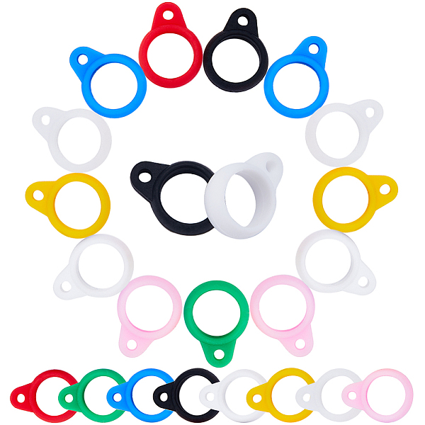 Gorgecraft 60Pcs Silicone Pendant