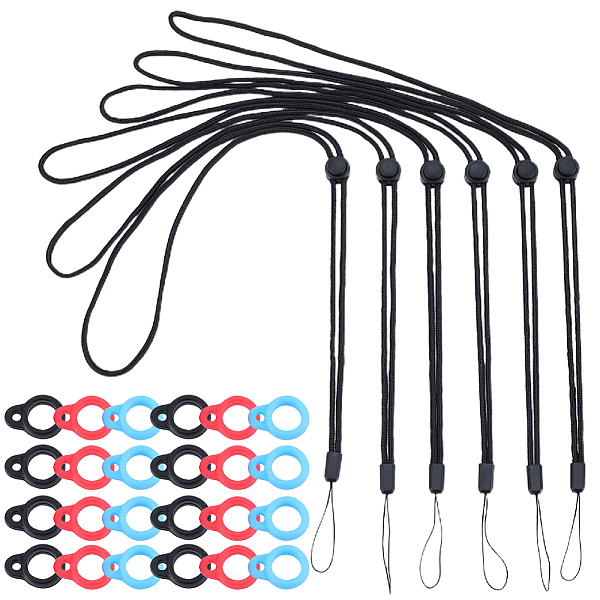 Gorgecraft 6Pcs Adjustable Polyester Neck Lanyard