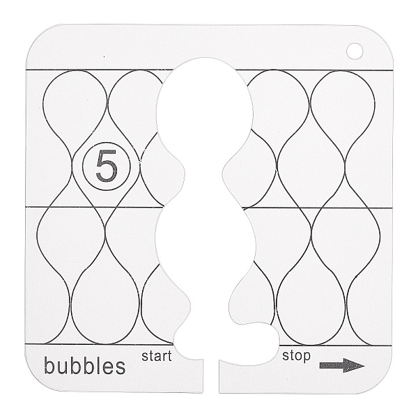 Gorgecraft Transparent Acrylic Sewing Template