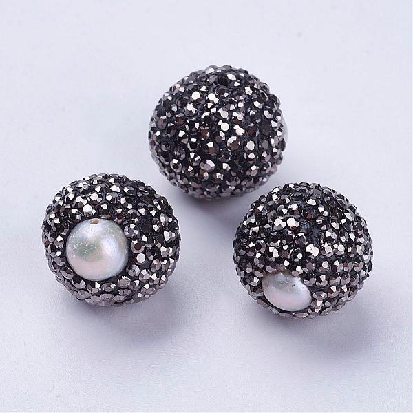 Grade ottone strass perline