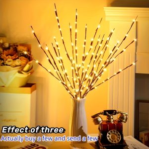 Led Branch Lights, Holiday Room Decoration Lights, Christmas Tree Branch Lights, 20-head Home Vase Decoration Branch Lights