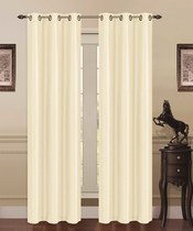 Madonna Energy-Saving Thermal Insulation Curtains (2 Panels) - 84" - Ivory (2 Panels)