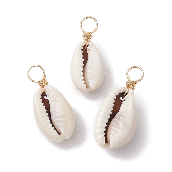 Natural Cowrie Shell Pendants