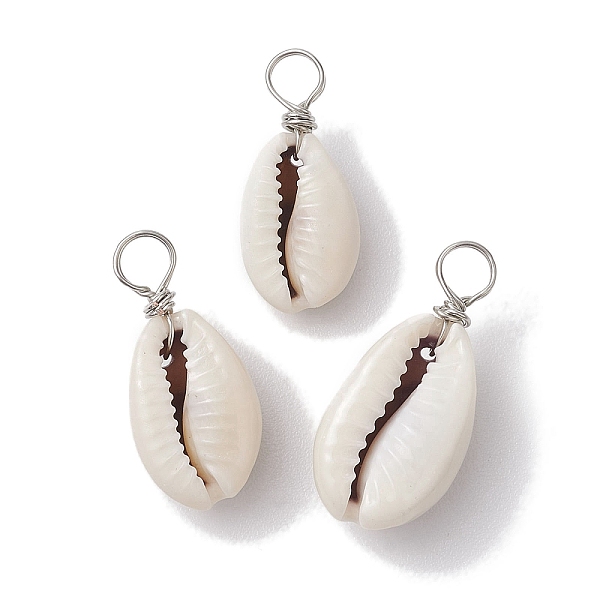 Natural Cowrie Shell Pendants