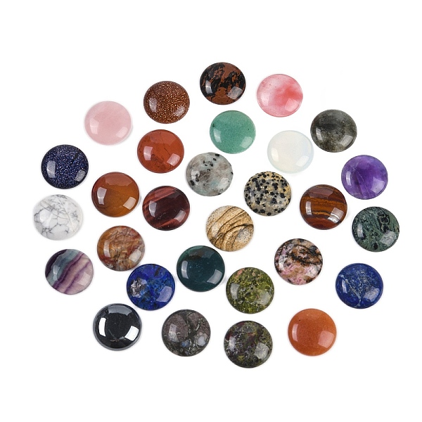 Natural & Synthetic Gemstone Mixed Gemstone Cabochons