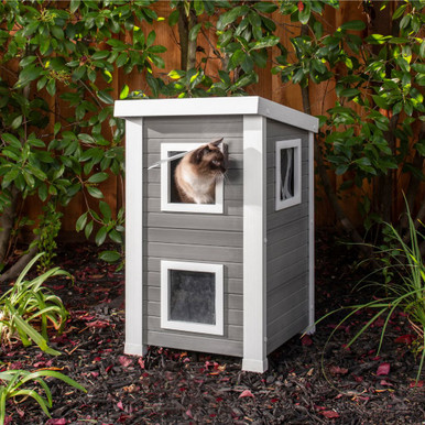 New Age Pet® Outdoor Cat Townhouse