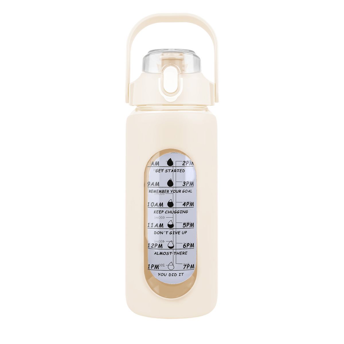 NewHome™ 32/64-Ounce Time Marker Water Bottle - NewHome Time Marker Water Bottle 64 W