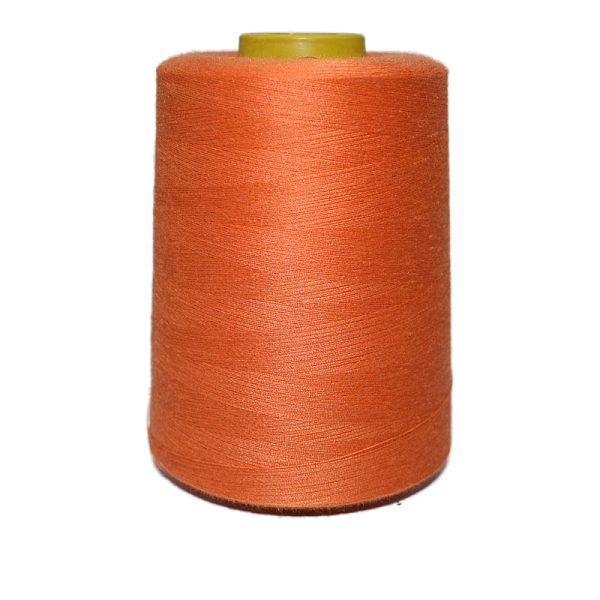 PandaHall 40S/2 Machine Embroidery Thread, Polyester Sewing Thread, Coral, 10.3x8.2cm, about 8800yards/roll Polyester Red