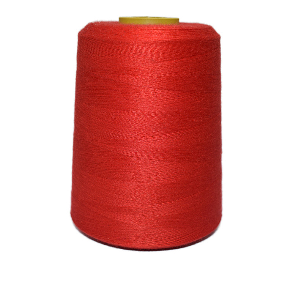 PandaHall 40S/2 Machine Embroidery Thread, Polyester Sewing Thread, Red, 10.3x8.2cm, about 8800yards/roll Polyester Red