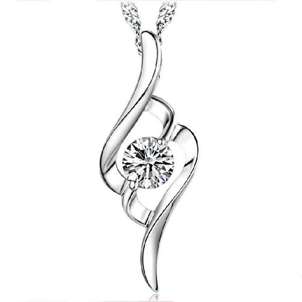 PandaHall Brass Micro Pave Cubic Zirconia Pendants, Teardrop, Clear, Platinum Brass+Cubic Zirconia Teardrop Clear