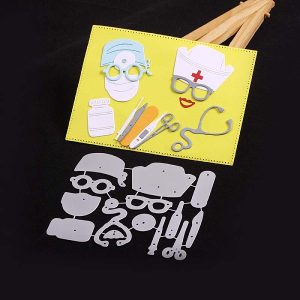 PandaHall Medical Supplies Carbon Steel Cutting Dies Stencils, for DIY Scrapbooking/Photo Album, Decorative Embossing DIY Paper Card, Matte...