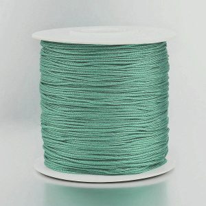 PandaHall Nylon Thread, Nylon Jewelry Cord for Custom Woven Jewelry Making, Dodger Blue, 0.8mm, about 131.23 yards(120m)/roll Nylon Blue
