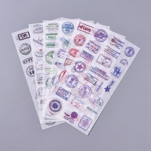 PandaHall Planner Stickers, Decorative Sticker, for Scrapbooking, Calendars, DIY Crafts, Album, Word, 16.1x8x0.01cm, 6sheets/set Paper...