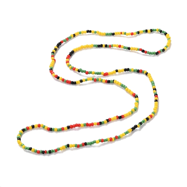 PandaHall Waist Beads, Candy Color Glass Seed Beads Stretch Body Chain, Sunmmer Jewelry for Women, Colorful, 31-1/2~31-7/8 inch(80~81cm)...