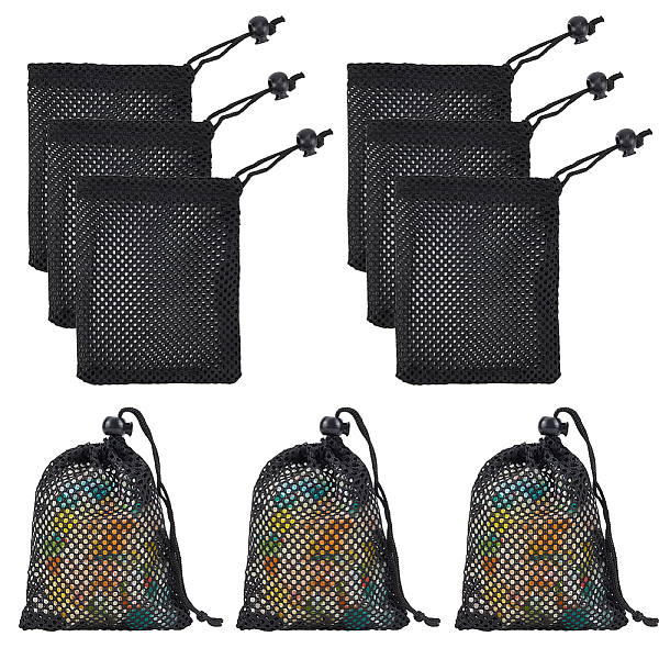 Polyester Mesh Drawstring Storage Bags