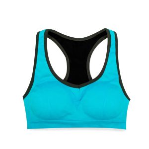 Racerback Seamless Sports Bra - Aqua / XXL