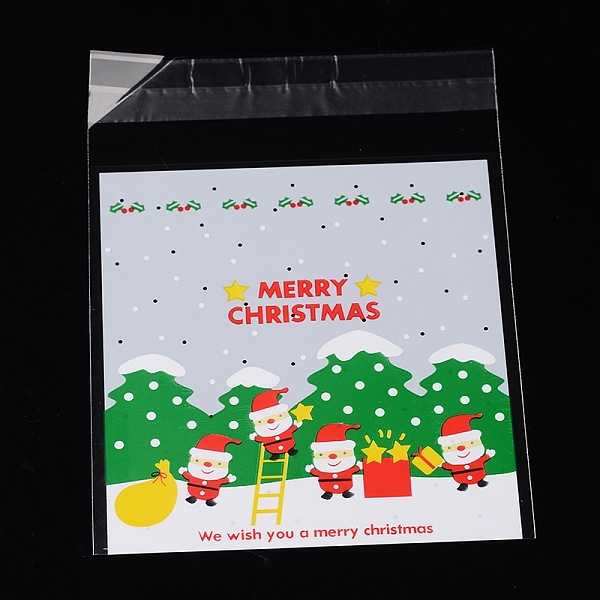 Rectangle OPP Cellophane Bags for Christmas