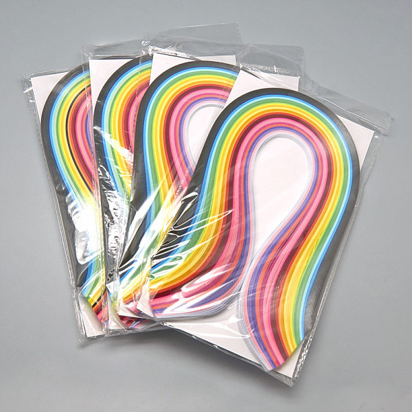 Rettangolo 26 colori quilling strisce di carta