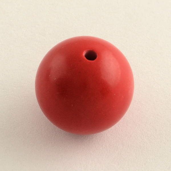 Round Cinnabar Beads