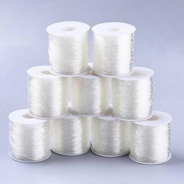 Round Elastic Crystal Thread