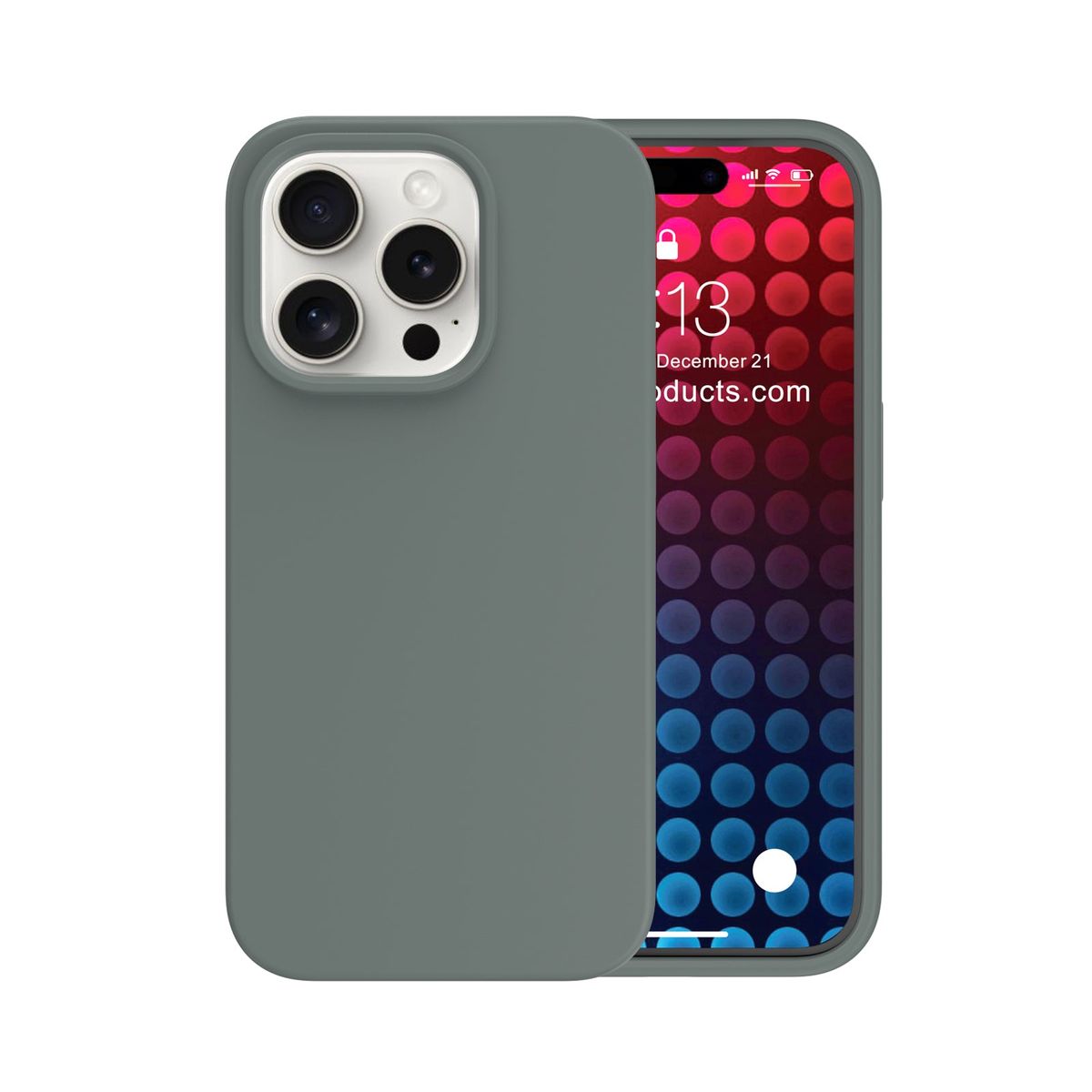 Silicone Cases with MagSafe for Apple iPhone 15 - iPhone 15 / Gray