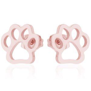 Stainless Steel Christmas Earrings with Reindeer