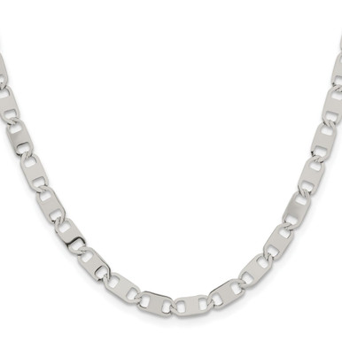 Stainless Steel Polished 5mm Anchor Chain - 20"