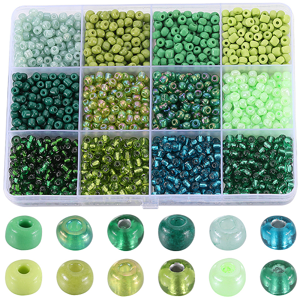 Sunnyclue 156 g 12 perles de rocaille en verre