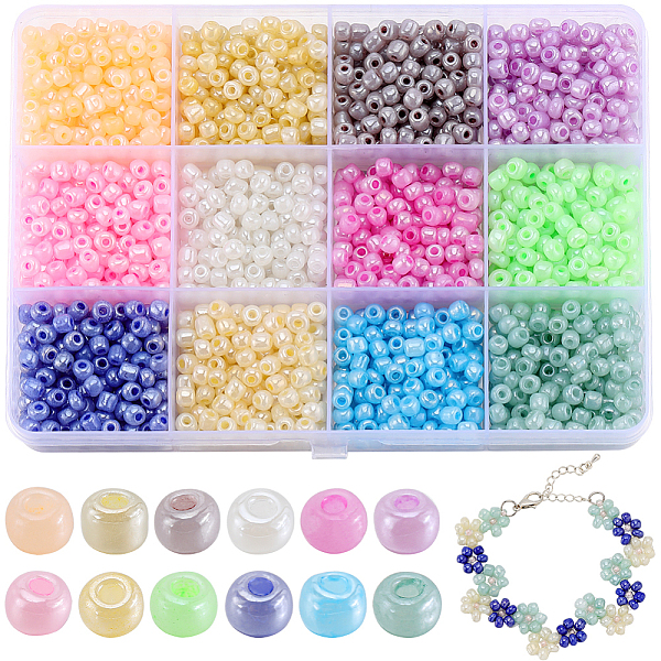 SUNNYCLUE 156G 12 Style 6/0 Glass Seed Beads