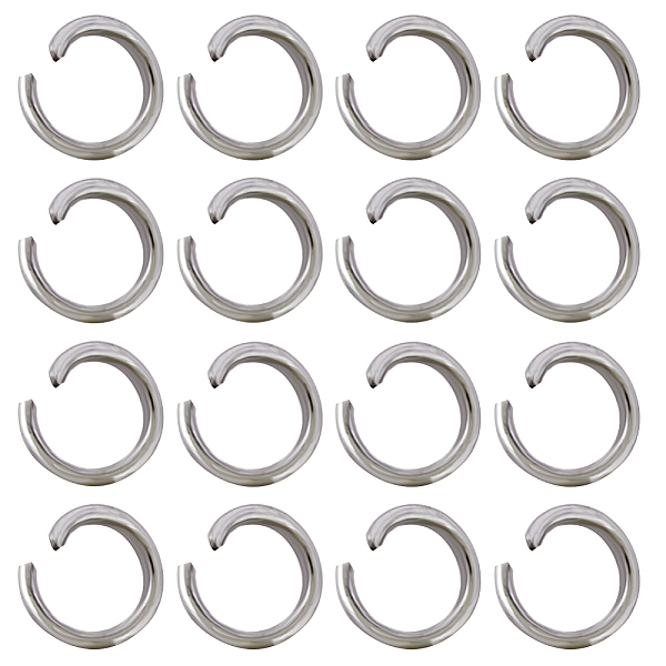 SUNNYCLUE 304 Stainless Steel Jump Rings