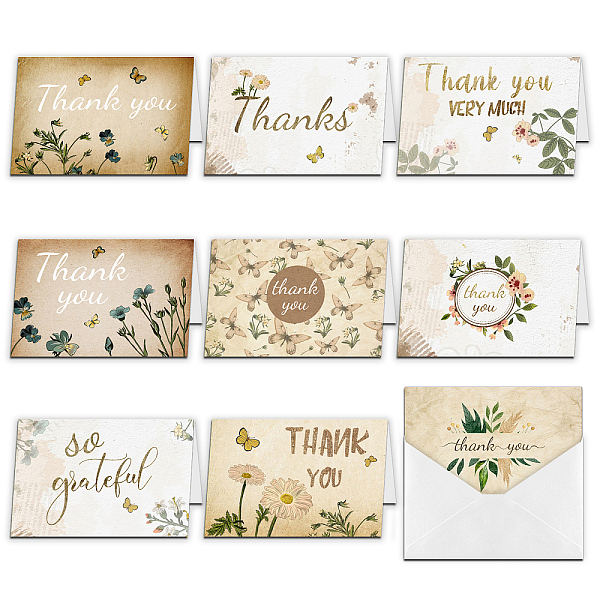 SUPERDANT Thank You Theme Cards