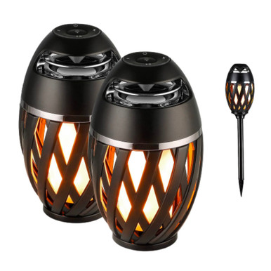 Tiki LED Flame Bluetooth Speaker (2-Pack)